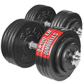 TELK Adjustable Dumbbell Set 200lb (100lb x 2) Cast Iron Home Gym Weight Set with Baked Enamel Plates